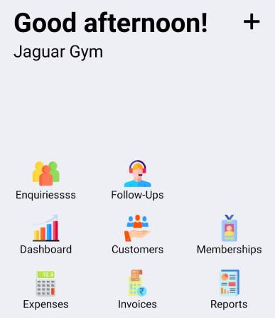 app home screen
